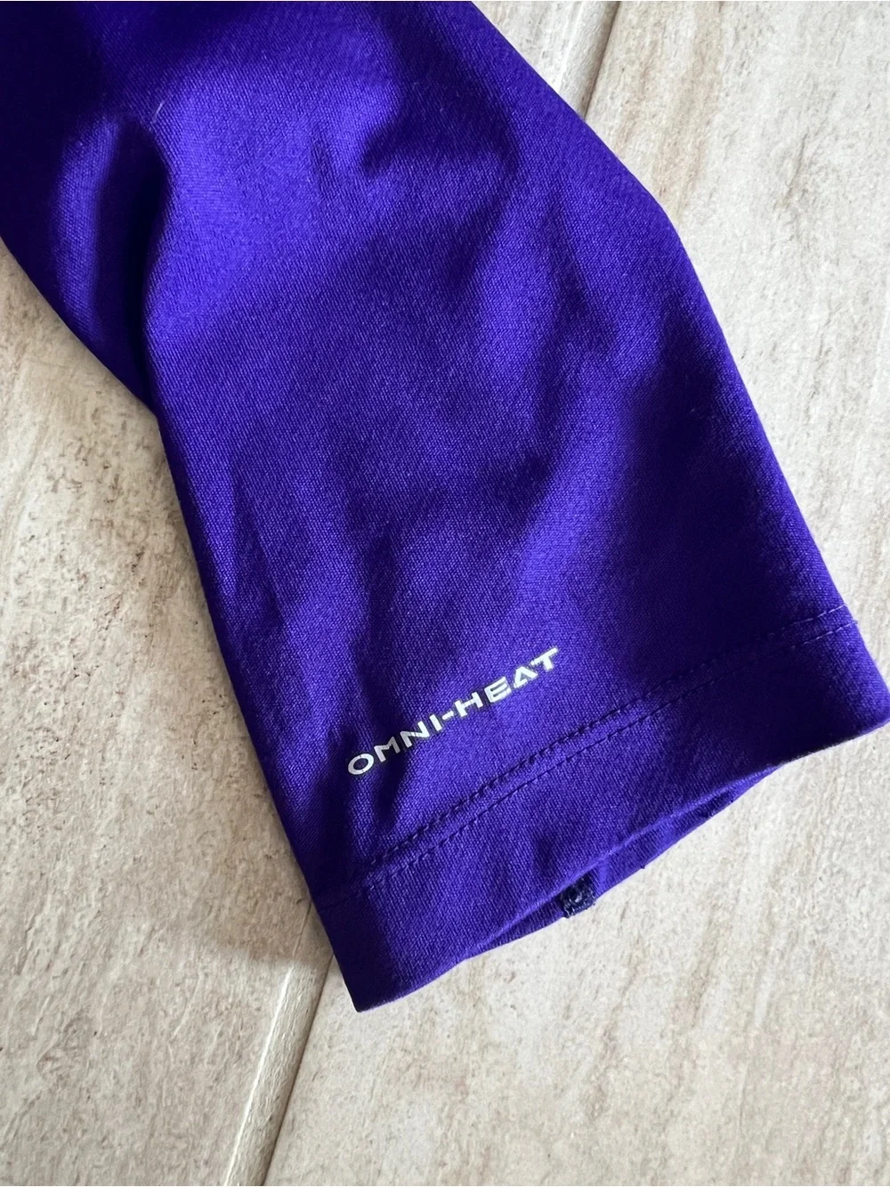 Columbia Omni-Heat Purple Long-Sleeve Quarter-Zip Pullover - Picture 4 of 4